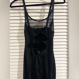 semi-transparent, spaghetti strap jumpsuit